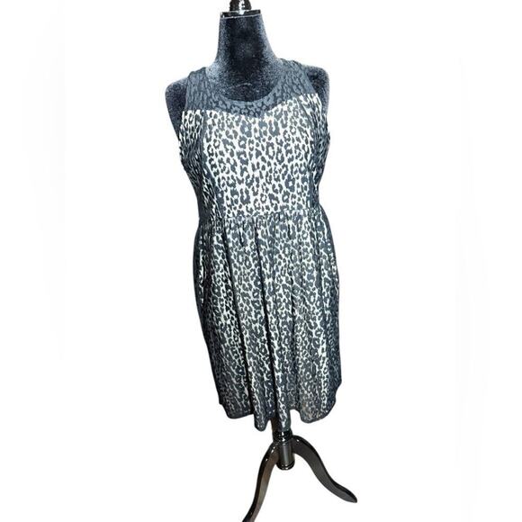 77. LANE BRYANT | Animal Print Lined Dress Plus Size 18 - Picture 2 of 9